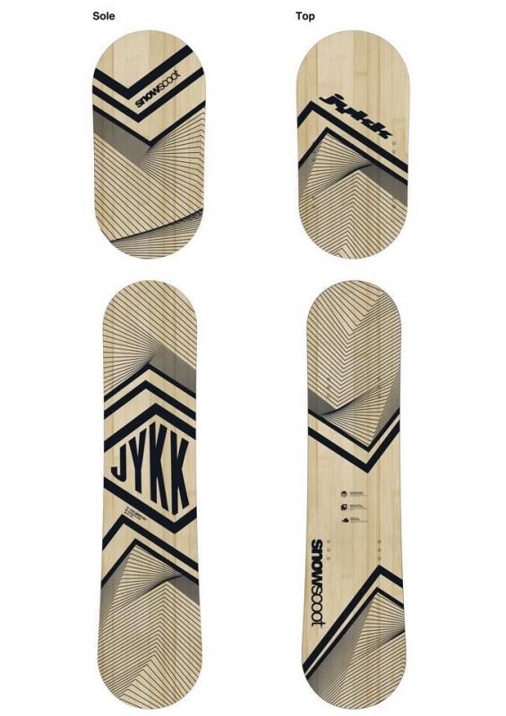 最新フリースタイルボード】JYKK SNOWSCOOT X-1ボードセット