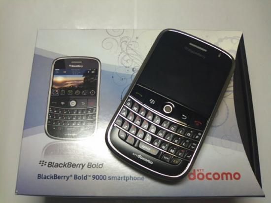 BlackBerry Bold 9000 ブラックベリーボールド9000 ブラック 未使用 白