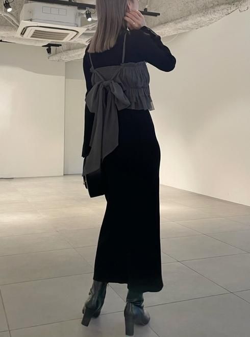 snidel （スナイデル）スクエアショートブーツ 23秋冬.【SWGS241603