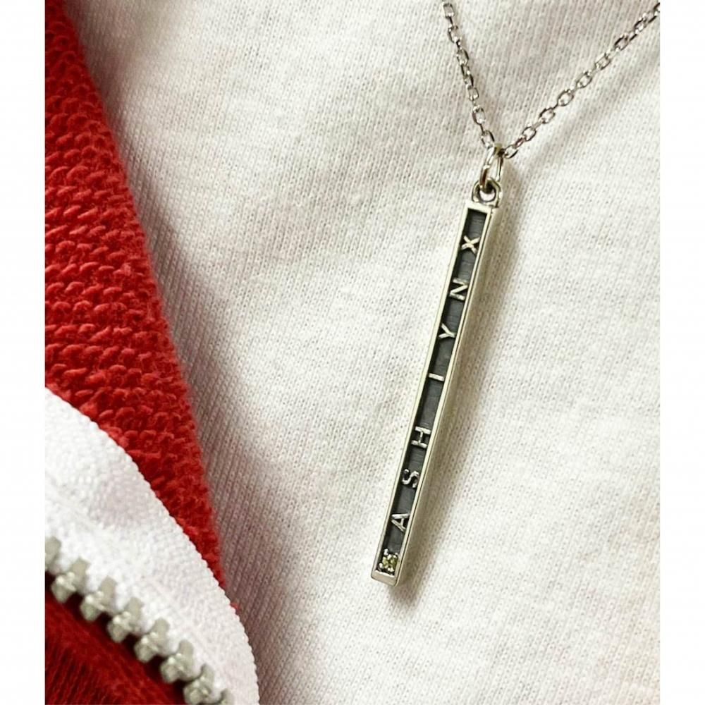 ASH LYNX スティックネックレス Silver925×Peridot ver. - noitamina