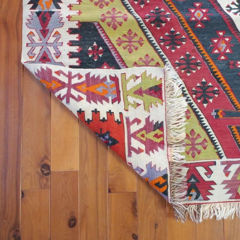 オールドキリム トルコ シワス 180×444cm 1930年代 ヴィンテージラグ