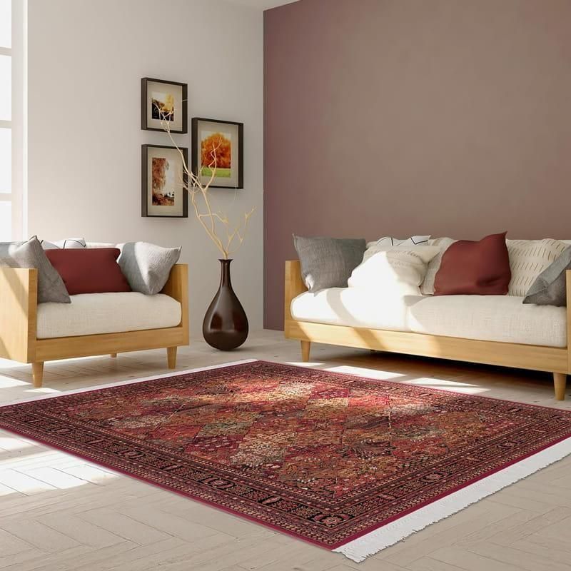 ペルシャ絨毯柄 | オリエンタルラグ ウール100％- ラグ 絨毯