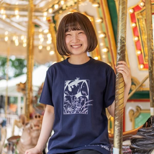 ナチュラルガーデンズMOEGI オリジナルTシャツ（ネイビーブルー