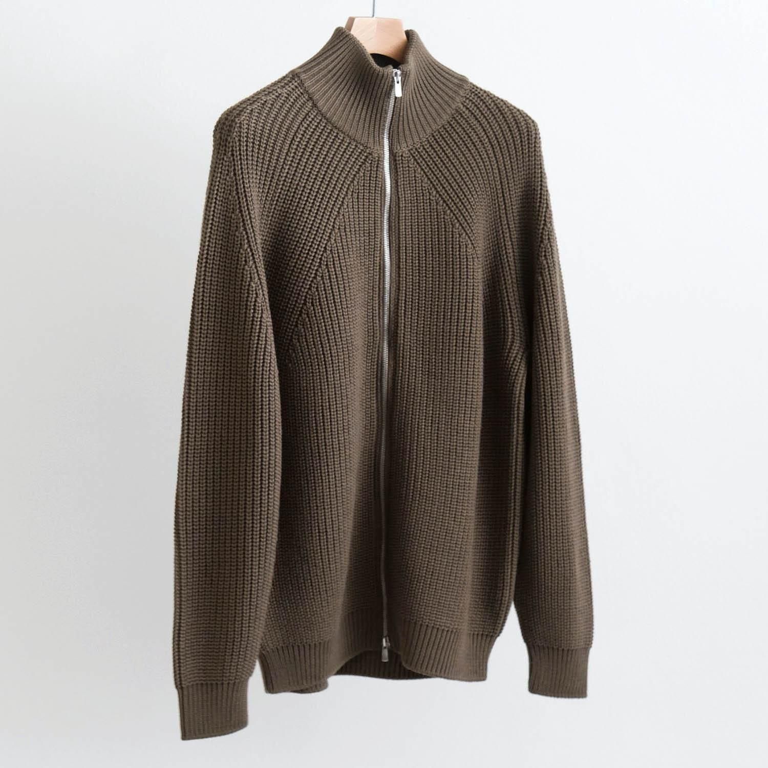SIGNATURE DRIVERS KNIT [OLIVE] - WUNDER 大阪 セレクトショップ 大阪