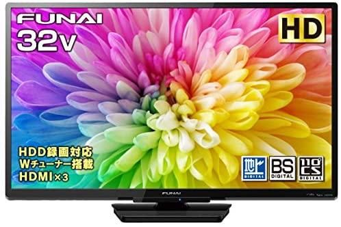 FL32H1010｜ヤマダ電機 フナイ 32V型 液晶テレビ ハイビジョン ダブル