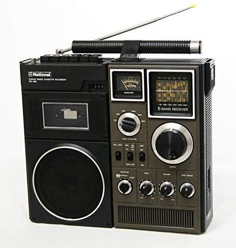 松下電器 ラジカセ RQ-545 動作品。 電源コードとワイヤレスマイク付き