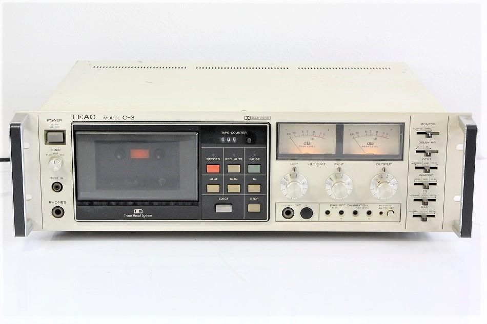 C-3｜TEAC C-3 3ヘッドカセットデッキ｜中古品｜修理販売｜サンクス電機