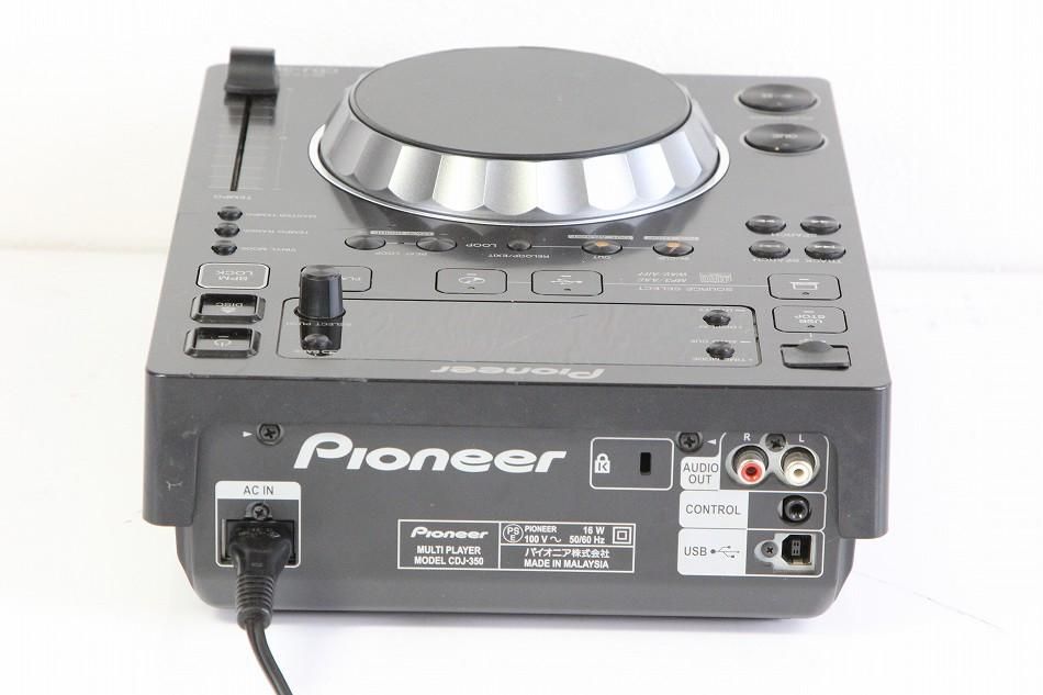 CDJ-350｜Pioneer DJ用CDプレーヤー ブラック ｜中古品｜修理販売