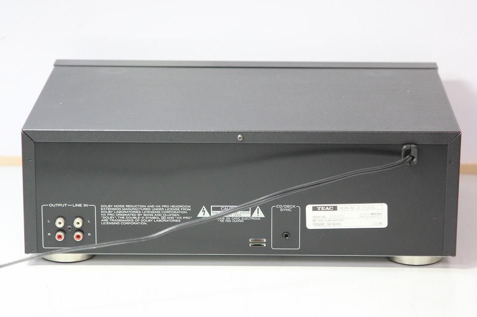 W-6000R｜TEAC ツインリバースカセットデッキ｜中古品｜修理販売