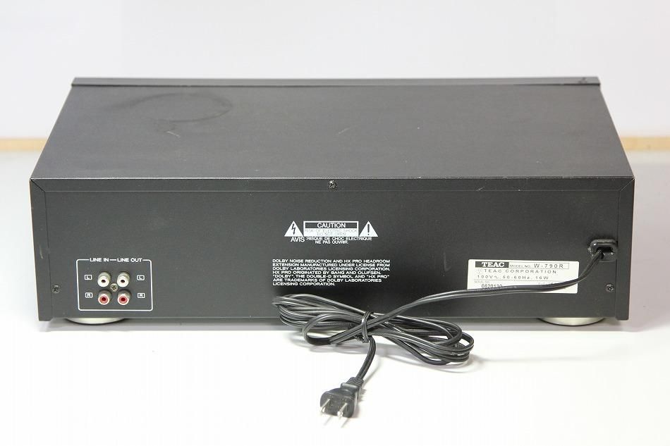 W-790R｜TEAC カセットデッキ ｜中古品｜修理販売｜サンクス電機