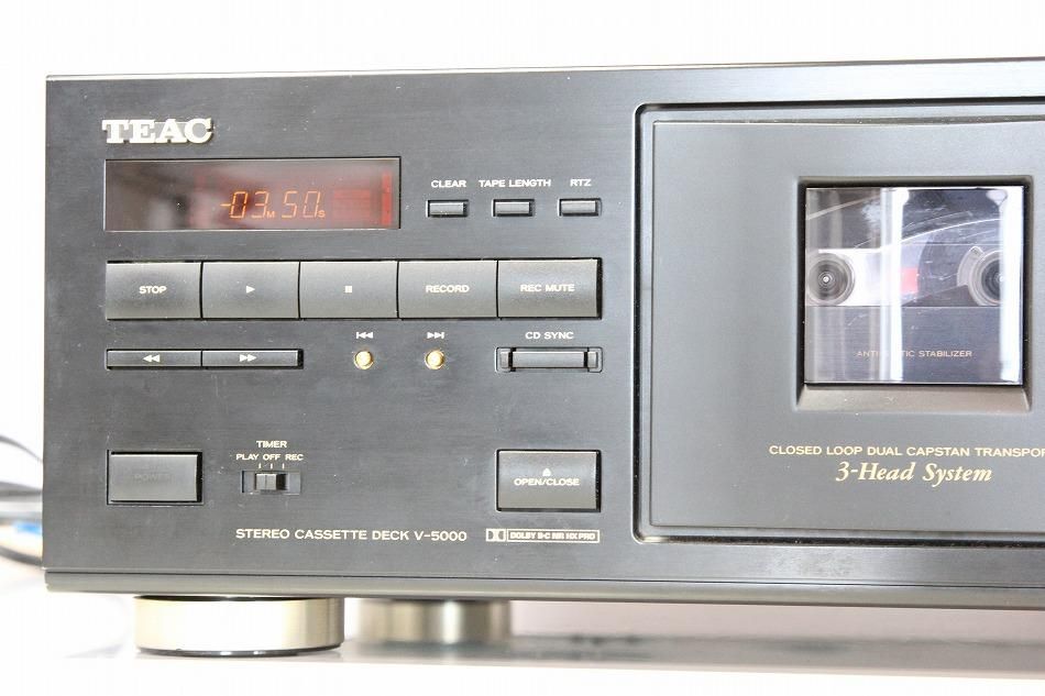 V-5000｜TEAC ティアック 3HEADカセットデッキ｜中古品｜修理販売