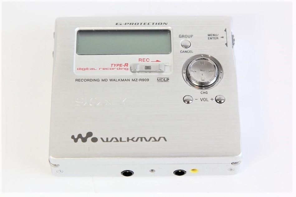 MZ-R909 ｜SONY ソニー シルバー MDレコーダー MDLP対応 （MD録音再生
