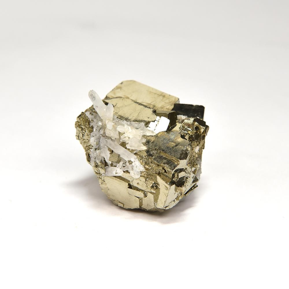 パイライト（水晶共生鉱） 原石 40x49x30mm #NH113 - プレミアム天然石