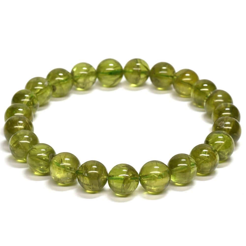 高品質] ペリドット ブレスレット 9mm #NM611 - プレミアム天然石専門