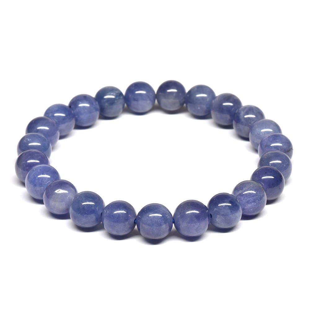 タンザナイト ブレスレット 8mm #QM255 - プレミアム天然石専門店