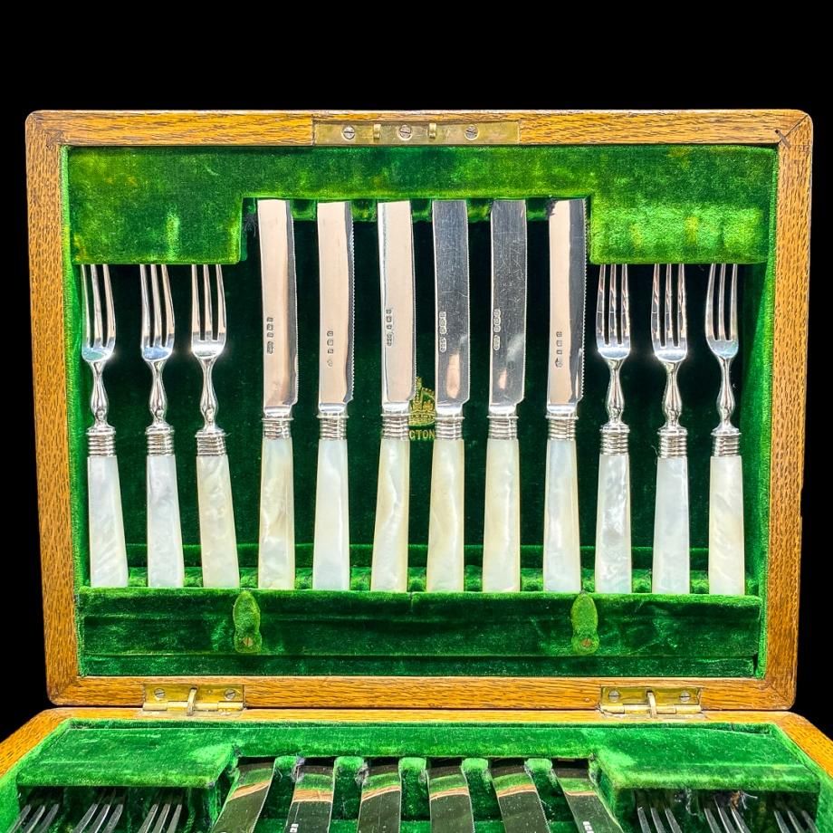 レンタル品】純銀 カトラリーセット（Elkington & Co.） - 鎌倉