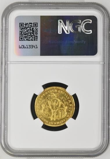 ドイツ ニュルンベルク 1700年 ラムダカット 1ダカット 金貨 NGC MS62
