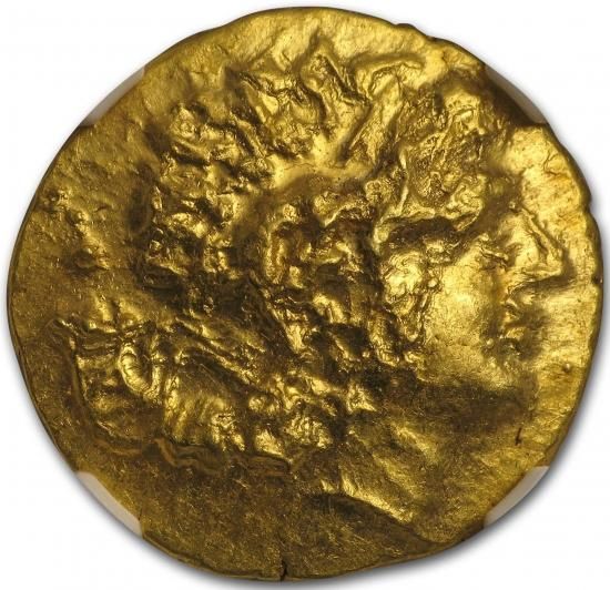 ポントゥス王国 BC120-63 ミトリダテス6世 スタテール金貨 NGC MS 5/5