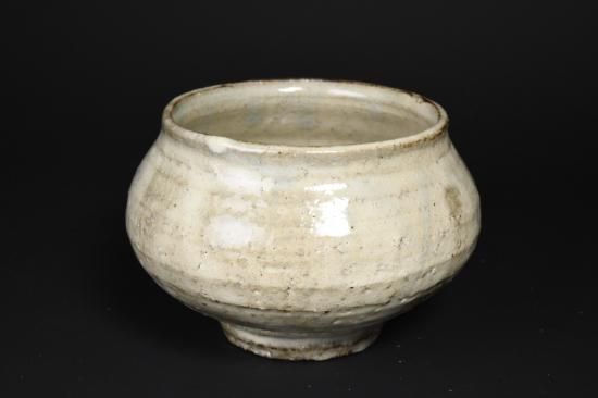 岡部嶺男／粉引塩筍茶盌 OKABE Mineo / Kohikishioge chawan