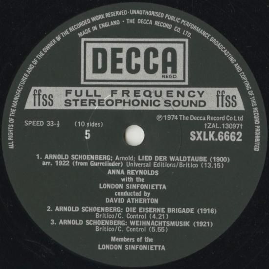 Schonberg Complete Works for Chamber Ensemble Atherton