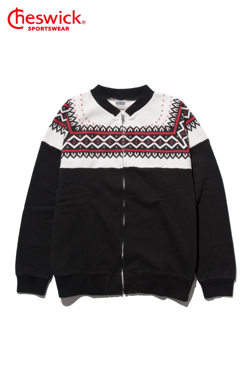 CHESWICK(チェスウィック) ジップアップスウェット COTTON FLEECE SNOW