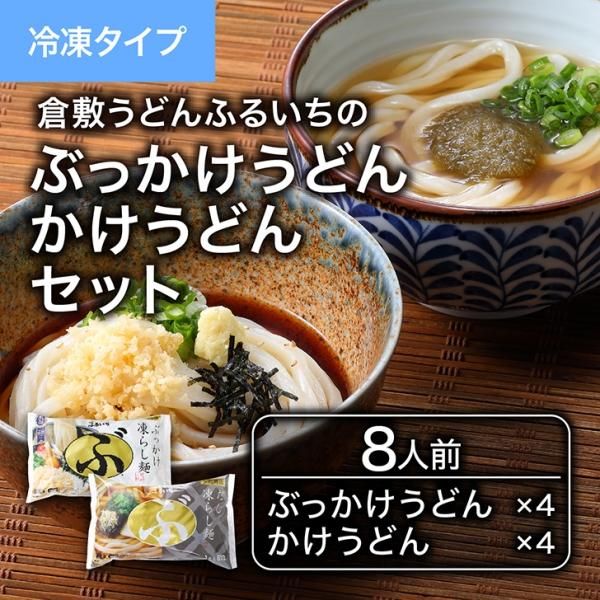 凍らし麺 ぶっかけうどん 4人前・かけうどんセット 4人前-ふるいち公式