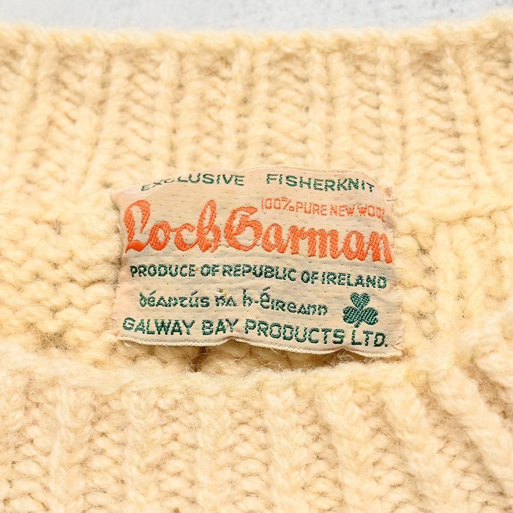 GALWAY BAY PRODUCTS EXCLUSIVE FISHERMANKNIT SWEATER（1970'S/GOOD