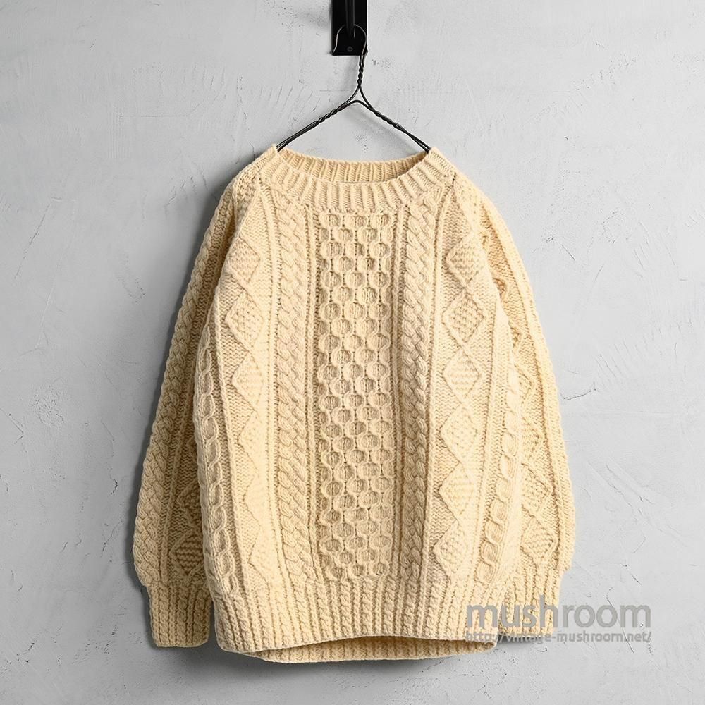 GALWAY BAY PRODUCTS EXCLUSIVE FISHERMANKNIT SWEATER（1970'S/GOOD