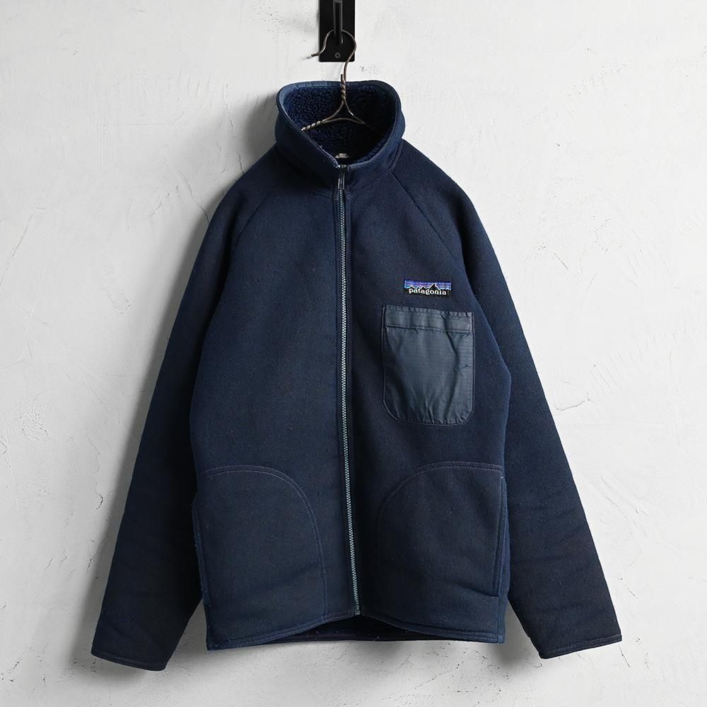 PATAGONIA FULL-ZIP PILE JACKET（1980'S/GOOD CONDITION/MEDIUM