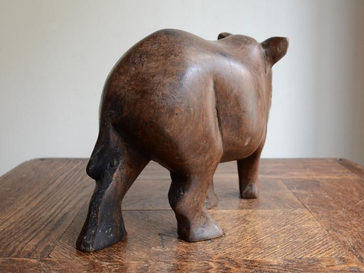 アンティーク サイモチーフ 木製オブジェ｜アンティーク雑貨｜CHELSEA