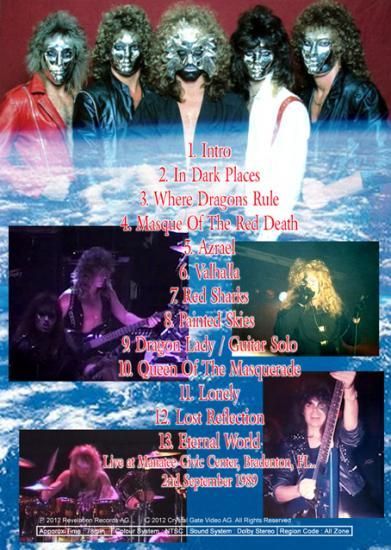 CRIMSON GLORY / LONELY MASQUERADE (1DVDR) - Hard Rock/Heavy Metal