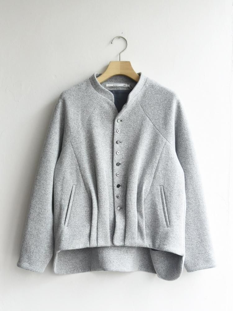 Boucle Knit Jacket NAVY.WO ネイビーウォ公式オンライン通販サイト