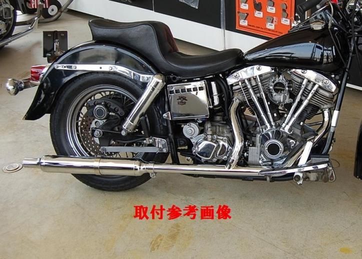 2in1スタイル エクゾーストパイプ ショベル ビッグツイン FL 1970-1984