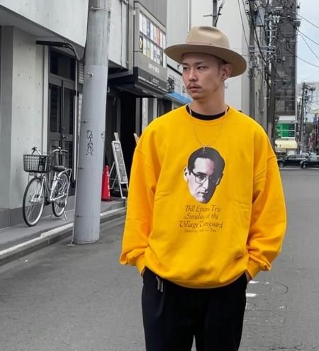 WACKO MARIA (ワコマリア) BILL EVANS/CREW NECK SWEAT SHIRT(TYPE-4