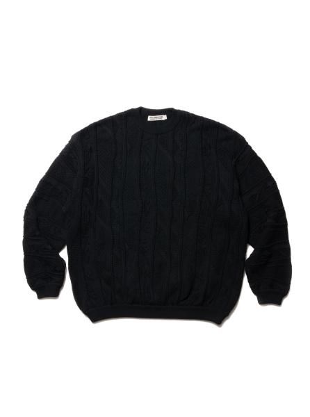 COOTIE (クーティー) 3D Jacquard Knit L/S Crew(3Dジャガードクルー