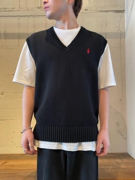 POLO RALPH LAUREN(ポロラルフローレン)ニットベスト NAVY