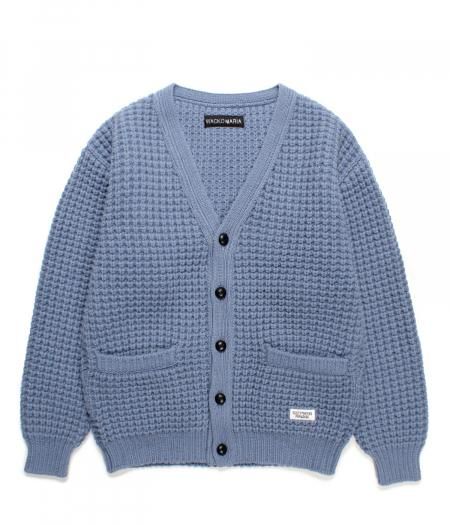 WACKO MARIA (ワコマリア) WAFFLE KNIT CARDIGAN(ワッフルニット