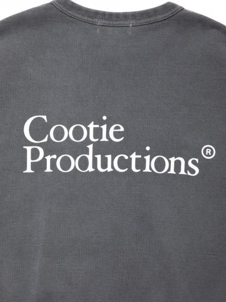 COOTIE (クーティー)Pigment Dyed Open End Yarn Sweat Crew