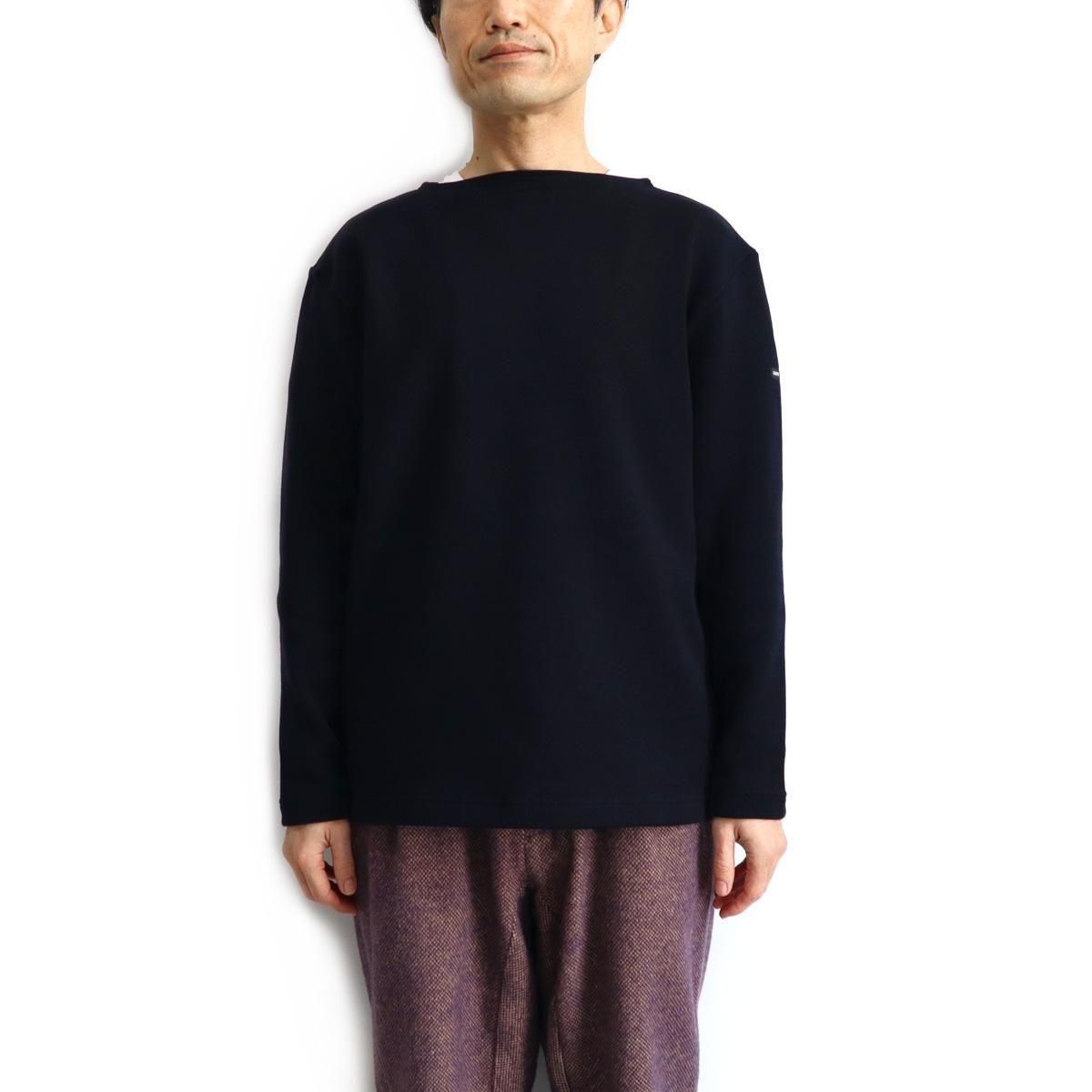 SAINT JAMES（セント ジェームス）ダブルフェイスセーター（ネイビー