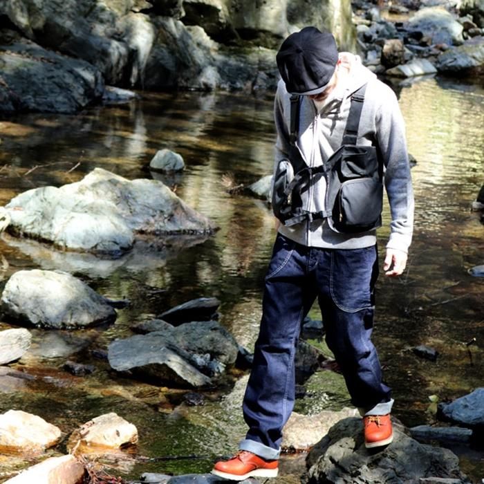 KOJIMA GENES 【児島ジーンズ】 ウェアラブルバッグベスト （着る