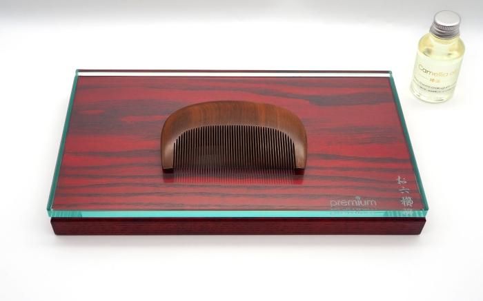 イス 京丸小町® 3寸5分(細) - お六櫛本舗｜手挽き櫛・みねばり櫛・つげ