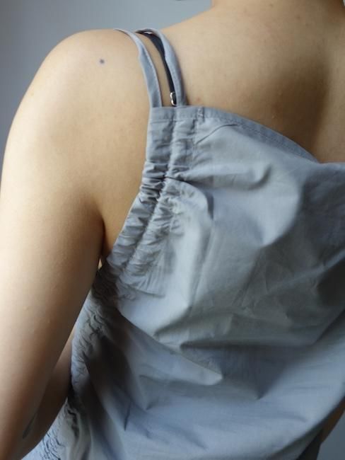 BASERANGE -PICTORIAL STRAP TOP - VISITFOR