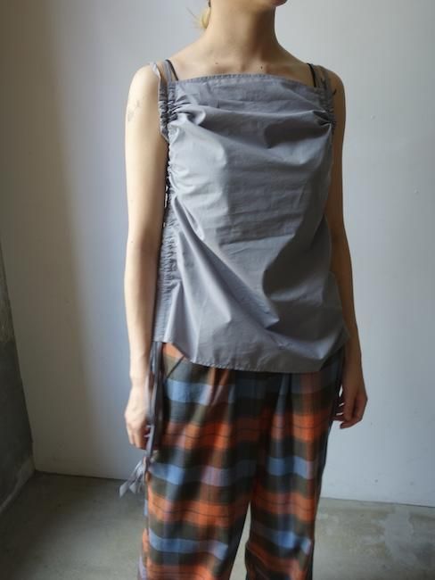 BASERANGE -PICTORIAL STRAP TOP - VISITFOR