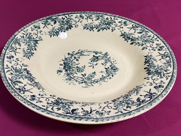 ジアンGien 秋の花フルールドトンヌ デザートプレート3枚フランス