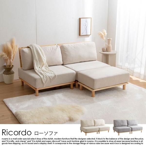 北欧スタイル セパレートタイプカウチソファ Ricordo【リコルド
