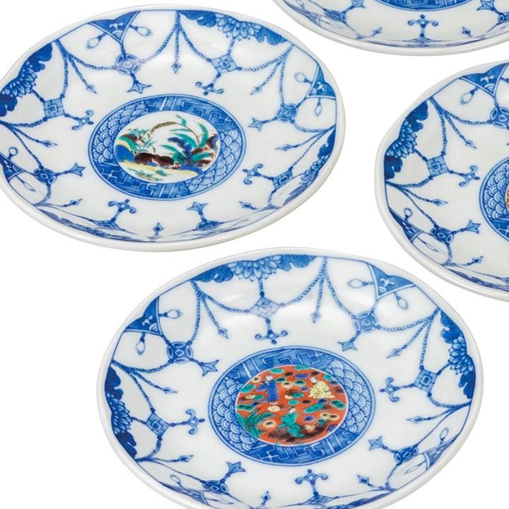 4.5号皿揃 時代絵