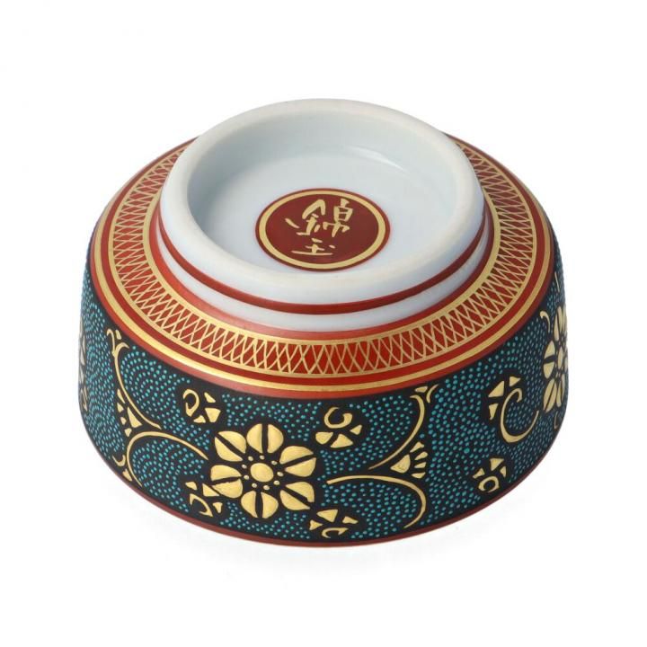 酒盃 盛金青粒 | 仲田錦玉 - 九谷焼専門店の陶らいふ