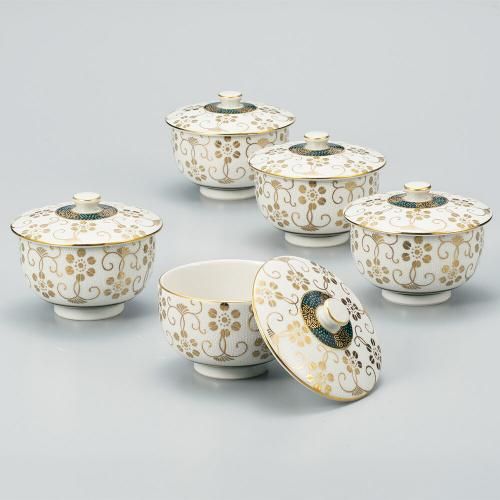 九谷焼 汲出碗セット 湯呑・茶器 - 九谷焼通販 陶らいふ-和食器九谷焼