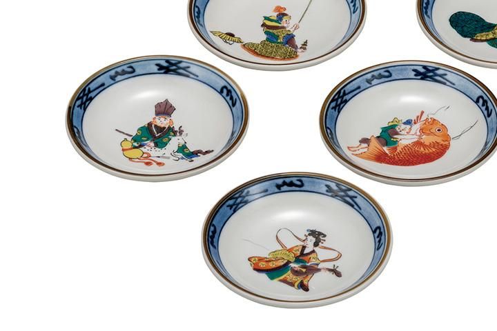 3号皿揃 七福神