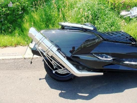 マグザム 新品 フルステンレス カチ上げマフラー SG17J - バイク